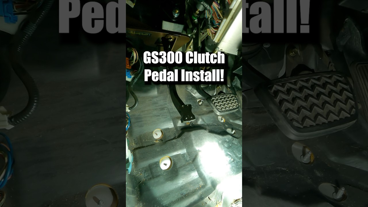 Вот как установить педаль сцепления OEM-типа на GS300!