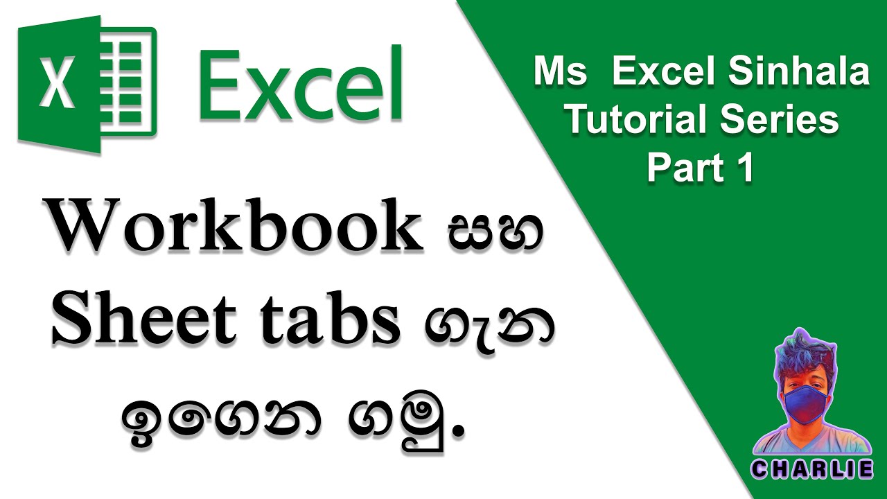 Everything about Workbook and Sheets in MS Excel | Sinhala tutorial