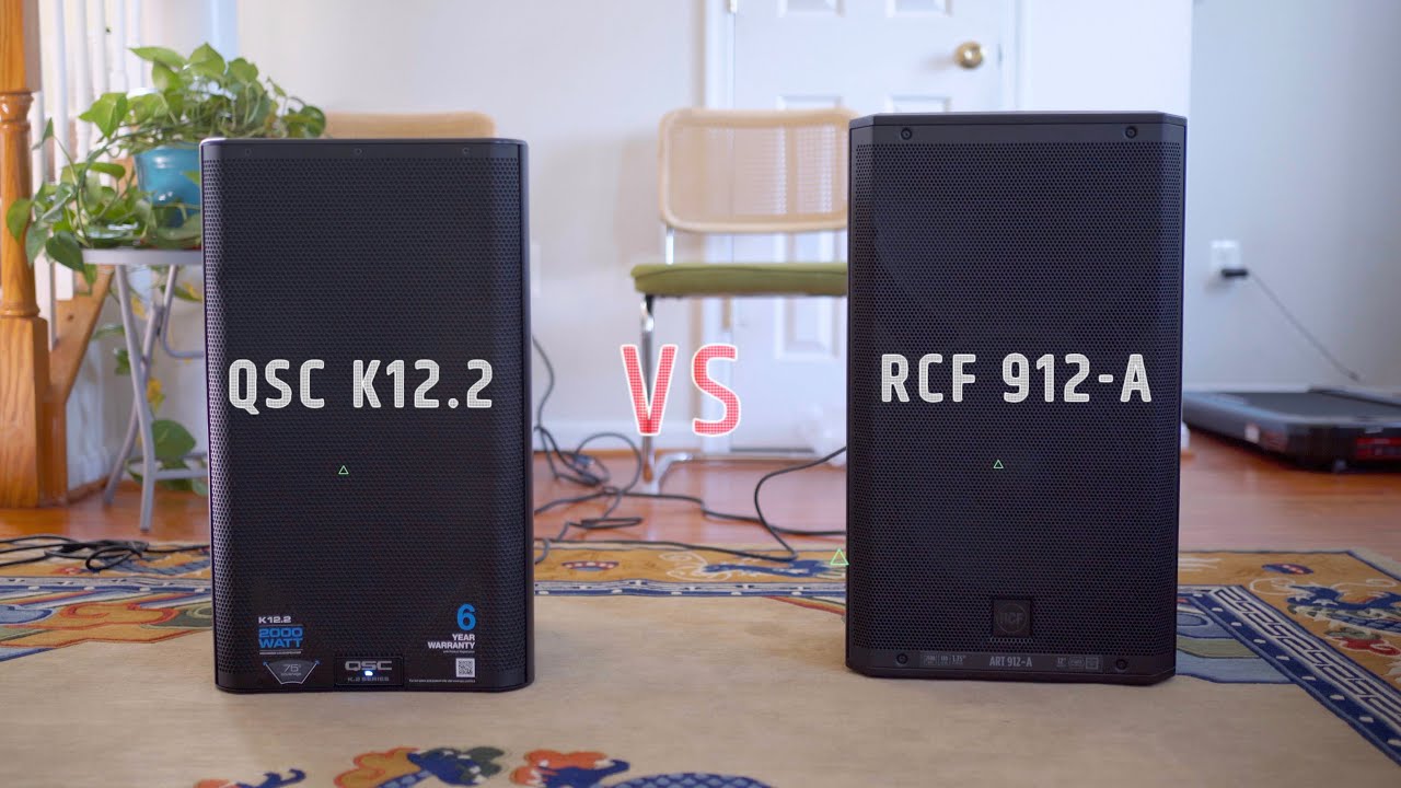 QSC K12.2 vs RCF ART 912-A: Which PA Speaker Sounds Better?
