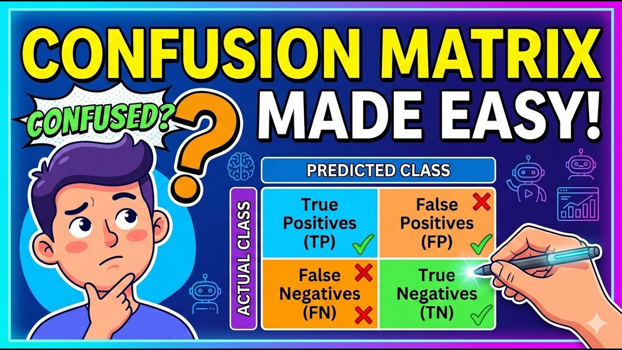 🔥 Confusion Matrix — More Important Than Accuracy! | Machine Learning Explained Simply