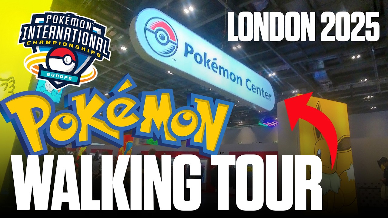 Exploring London's Pop-Up Pokémon Center: 2025 Championships | POV Walking Tour!