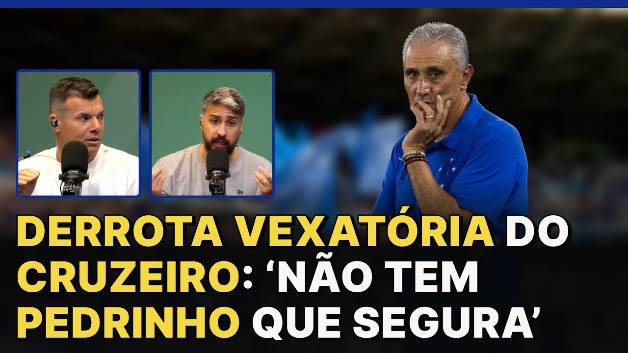 Derrota de goleada para o Botafogo aumenta a pressão sobre o técnico Tite no Cruzeiro
