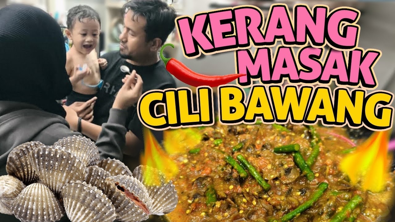 Kerang Masak Cili Bawang | Simple, Pedas & Confirm Bertambah 😋 #sambal #masak 