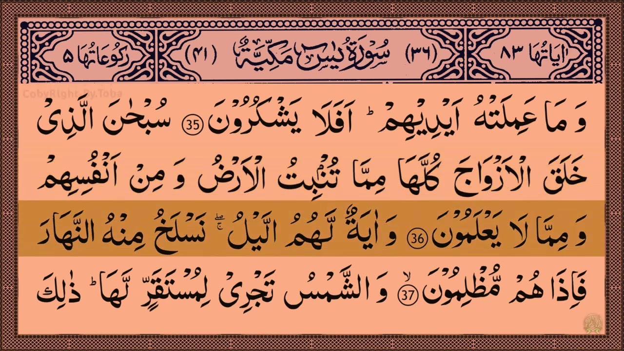 Surah Yasin (Yaseen) Full With Arabic Text | Sheikh Alaa Aql | Ep - 077 #surahyaseen