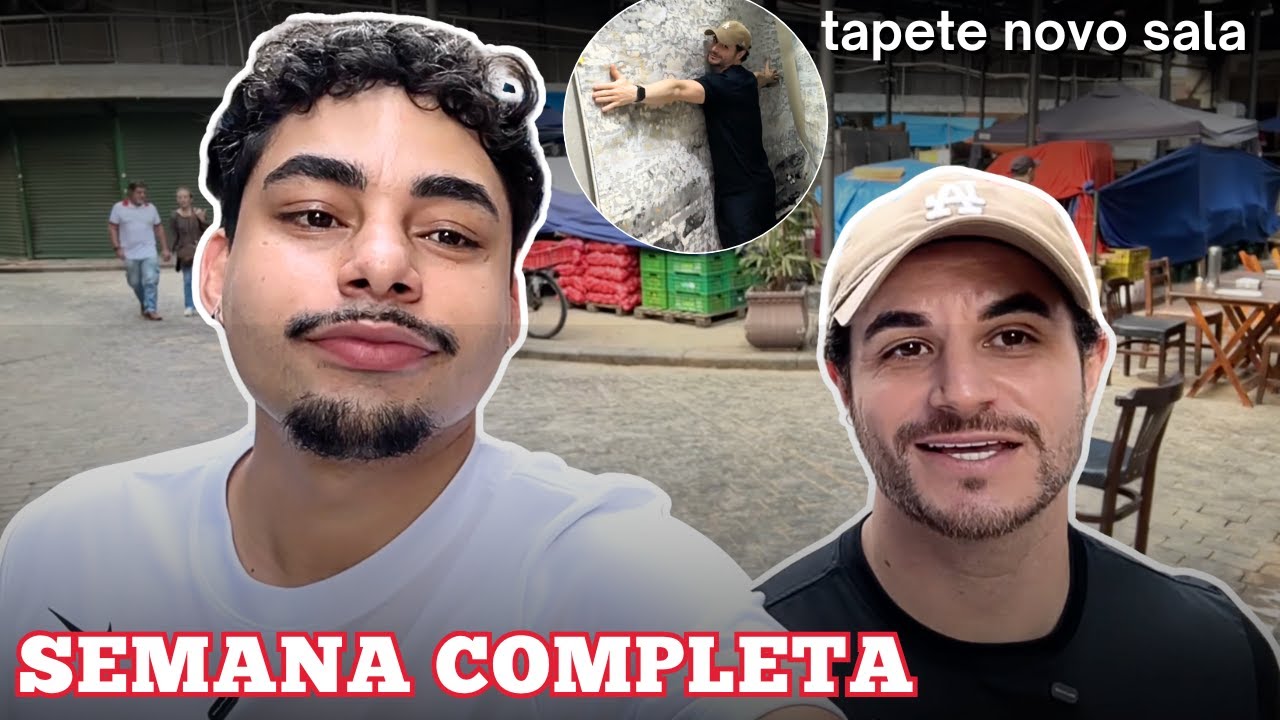 ✨ VLOGÃO DA SEMANA | Tapete novo na sala, academia nova + pintamos quadros 🎨🏋️‍♂️🏡