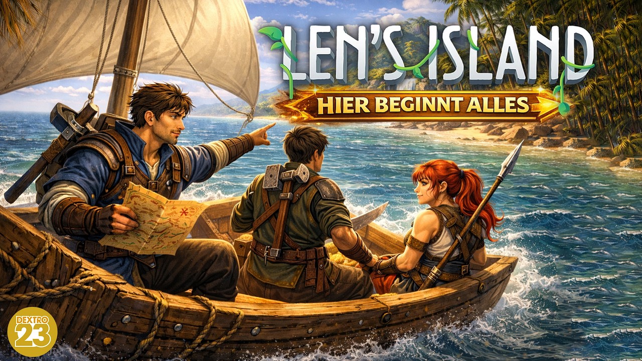 Erstes Mal Len’s Island! 🏝️ Survival, Bauen & das Mysterium der Lichtsteine