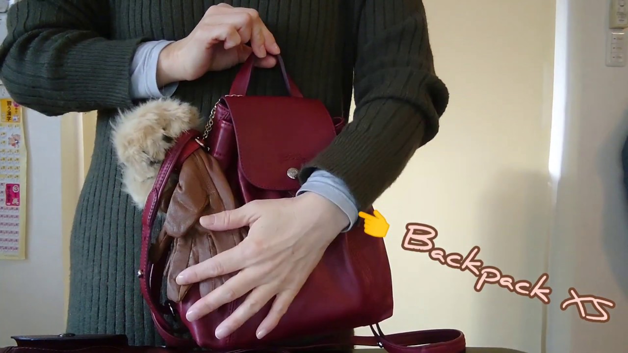 【Longchamp】Le Pliage Cuir  Backpack XS レビュー