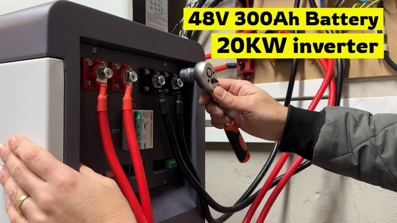 как установить аккумуляторную батарею 300 А·ч 48 В для домашней солнечной системы хранения энергии