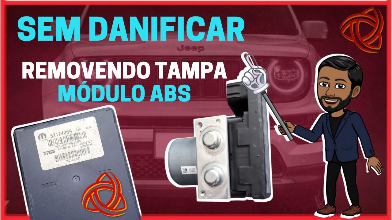 DICA: Como remover tampa m&oacute;dulo ABS sem DANIFICAR