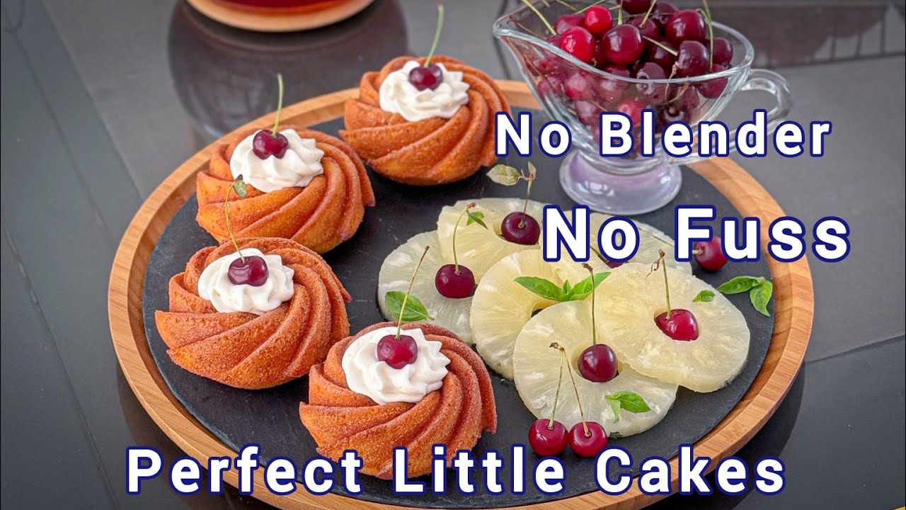 Quick-Mix Cake | One Bowl, No Blender – Perfect Little Cakes!