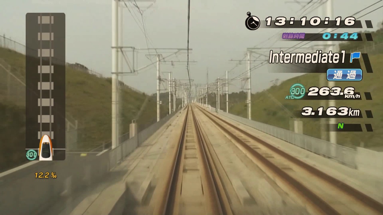 遊戲實況  PS3 Railfan 台灣高鐵 左營-台北 6倍速度 縮時攝影 路程景