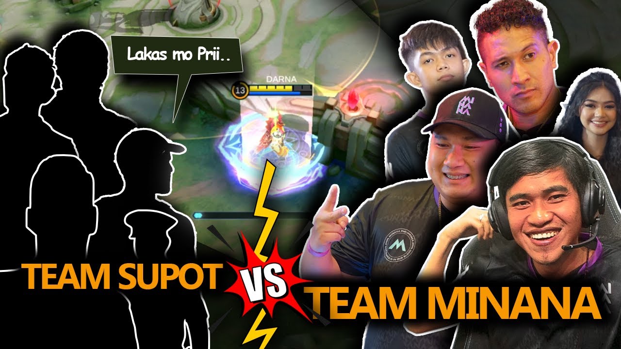 Team Minana Creator vs Team Supoot! Lakas Ko MVP, Winasak ko mga Supot!