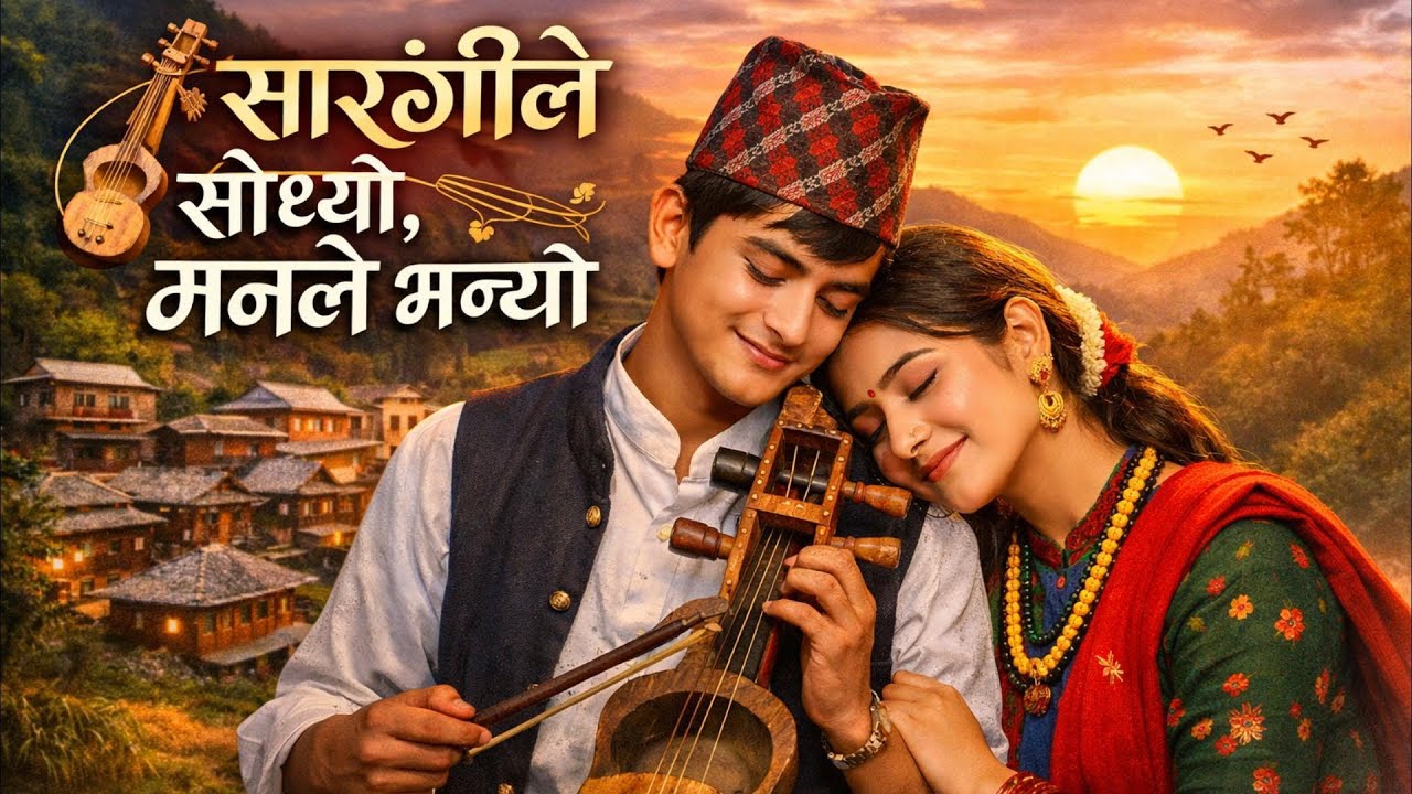 सारंगीले बोलेको माया | Nepali Folk Love Song | मन छुने नेपाली लोक दोहोरी डुएट #NepaliFolkSong