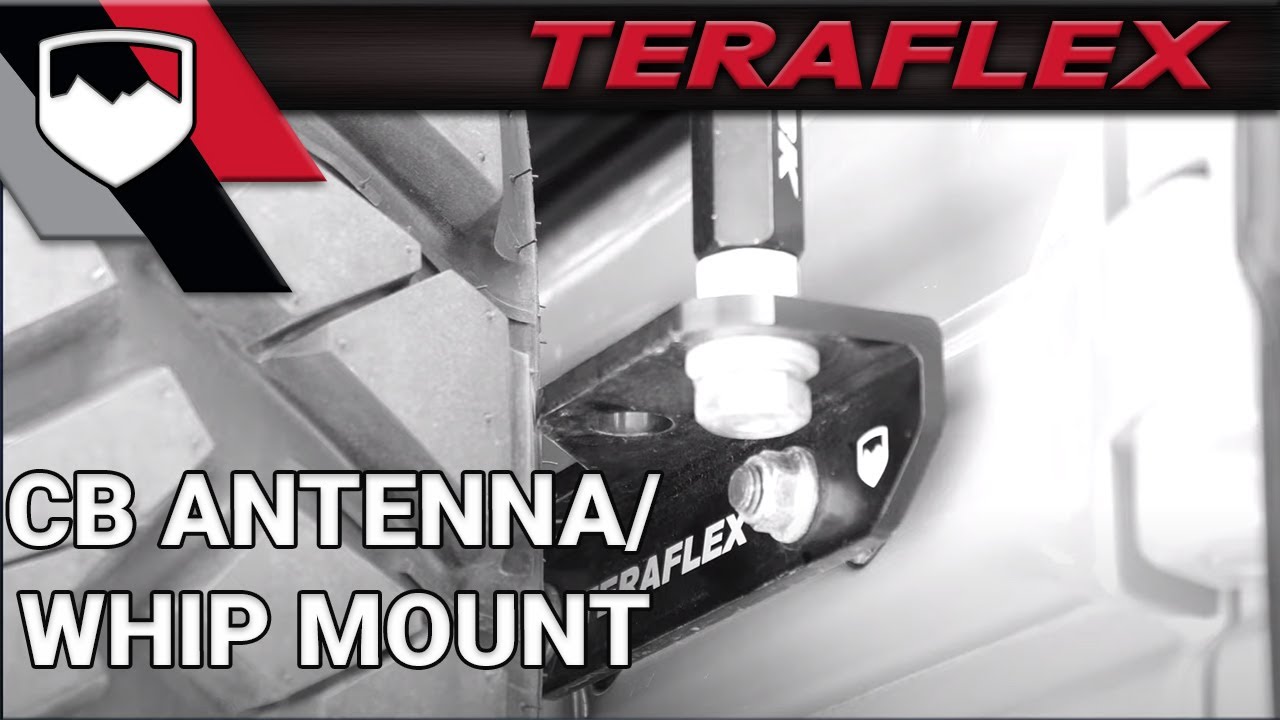 JL CB Antenna & Flag Whip Mount | TeraFlex