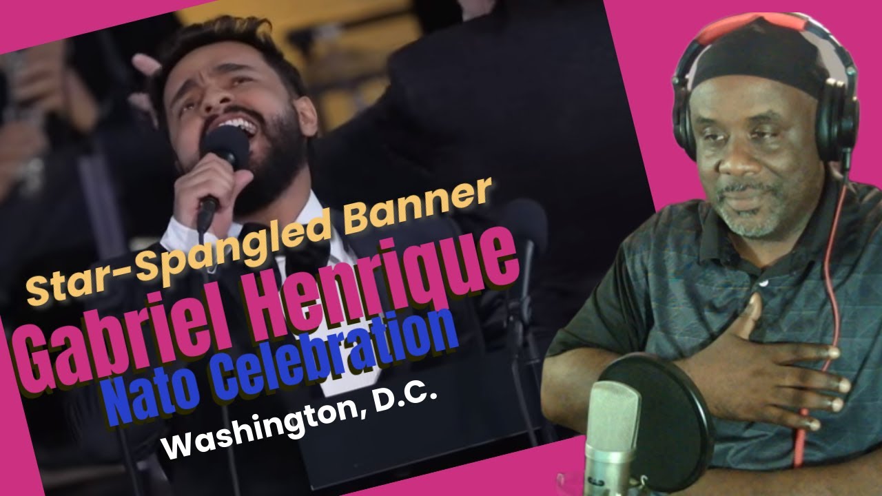 Gabriel Henrique's Stunning Rendition:  The Star-Spangled Banner at NATO Celebration Washington!