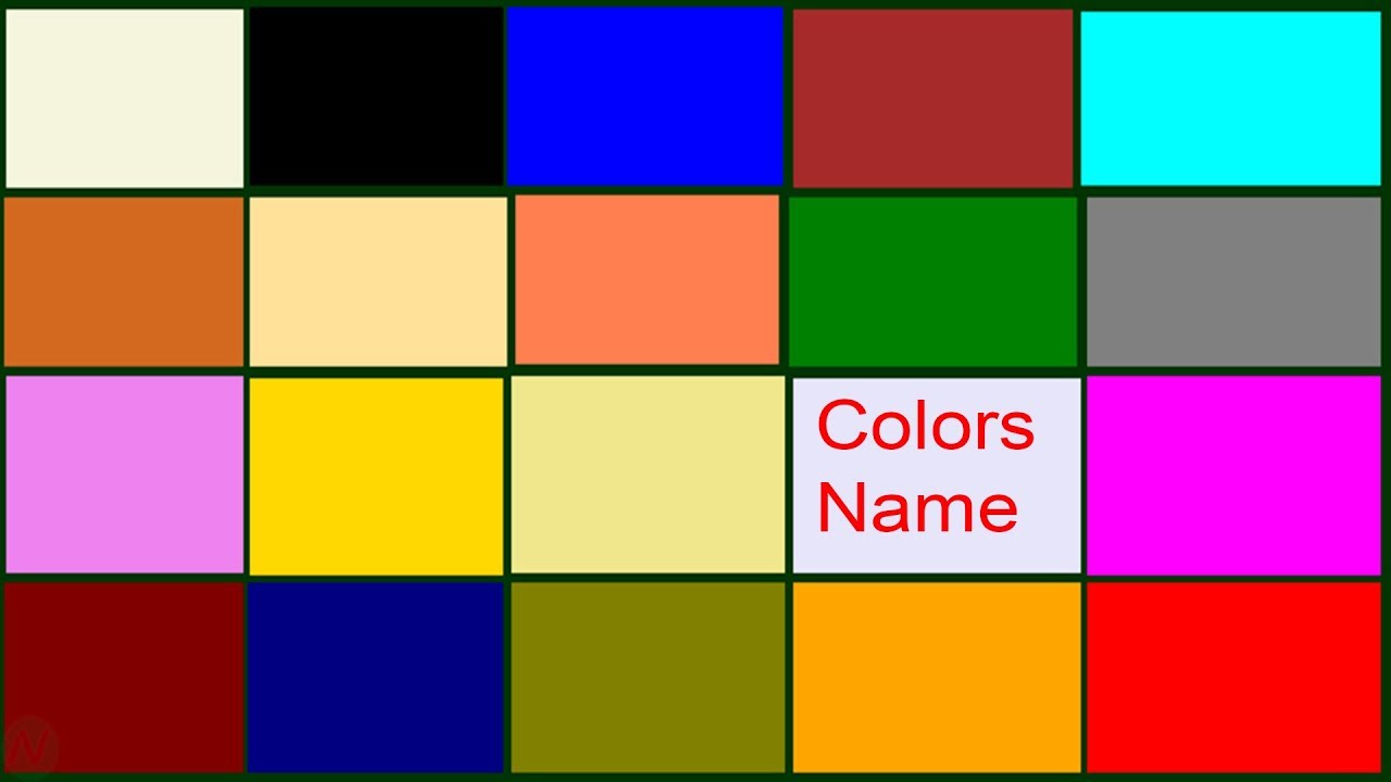 Colors Name, Meaning & Pictures | Colors Vocabulary | Necessary Vocabulary Tutorial