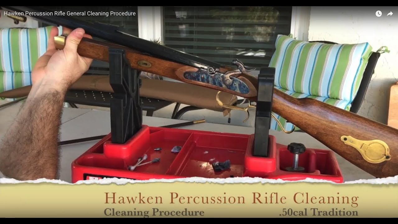 .50 cal Traditions Hawken Percussion Rifle Cleaning Procedure