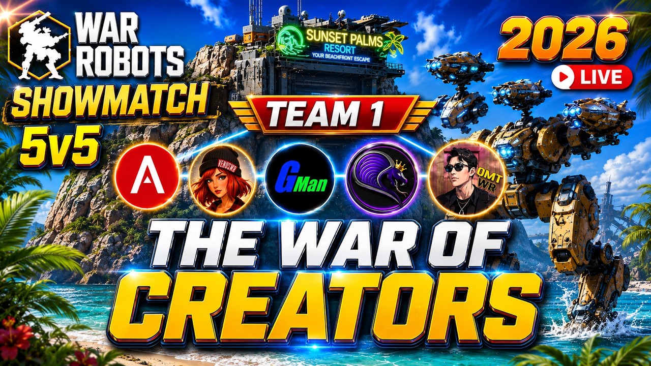 WR YouTubers Face Off! Who Has the BEST Squad? - War Robots