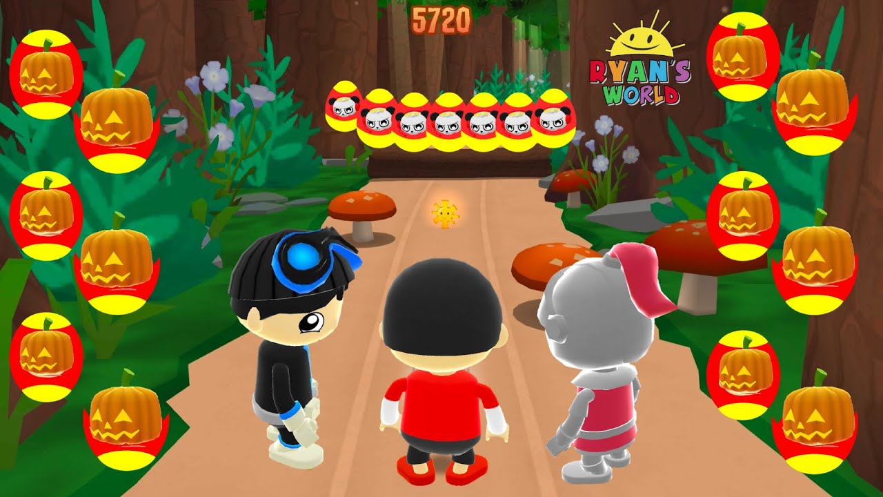 Tag with Ryan EGG - Red T-Shirt Ryan vs Sitr Ryan vs Robobolt Ryan !