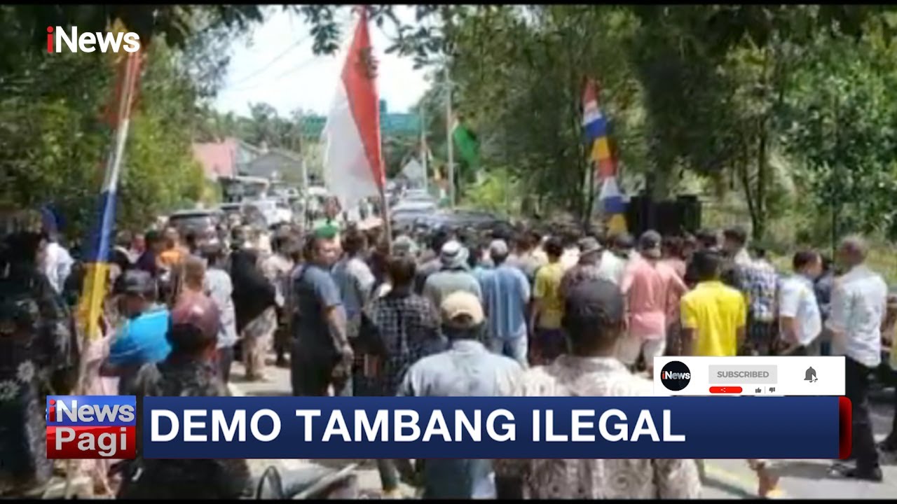 Tambang Ilegal Kian Marak! Warga Pasaman Barat Cegat Rombongan Bupati #iNewsPagi 31/01