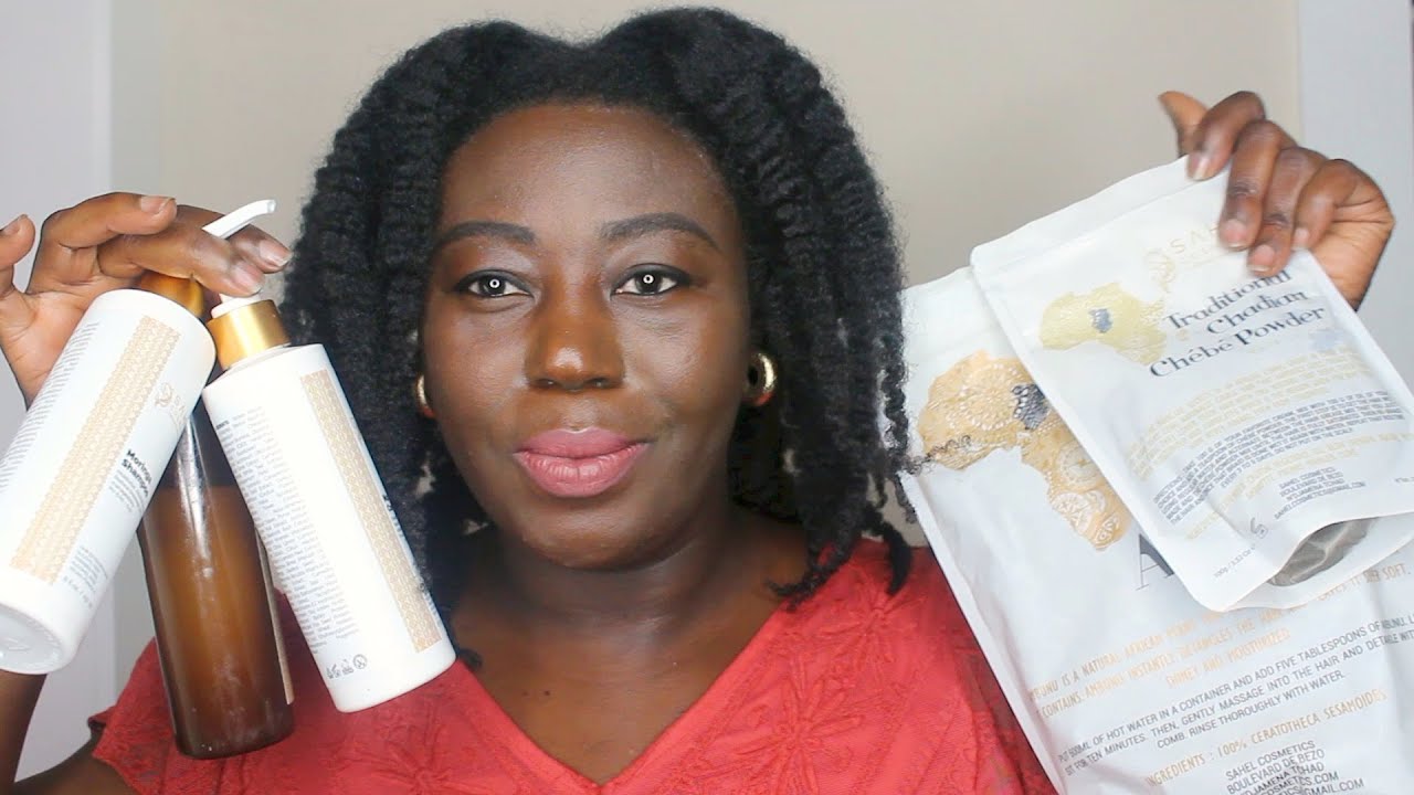 Sahel Cosmetics product review / Shampoo, conditioner and leave-in
