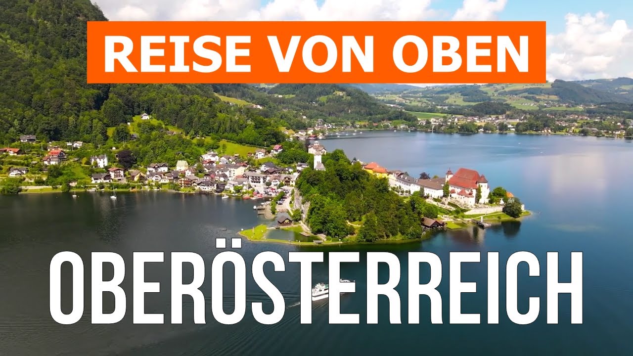 Ober&ouml;sterreich von oben | Drohnenvideo in 4k | &Ouml;sterreich, Bundesland Ober&ouml;sterreich aus der Luft