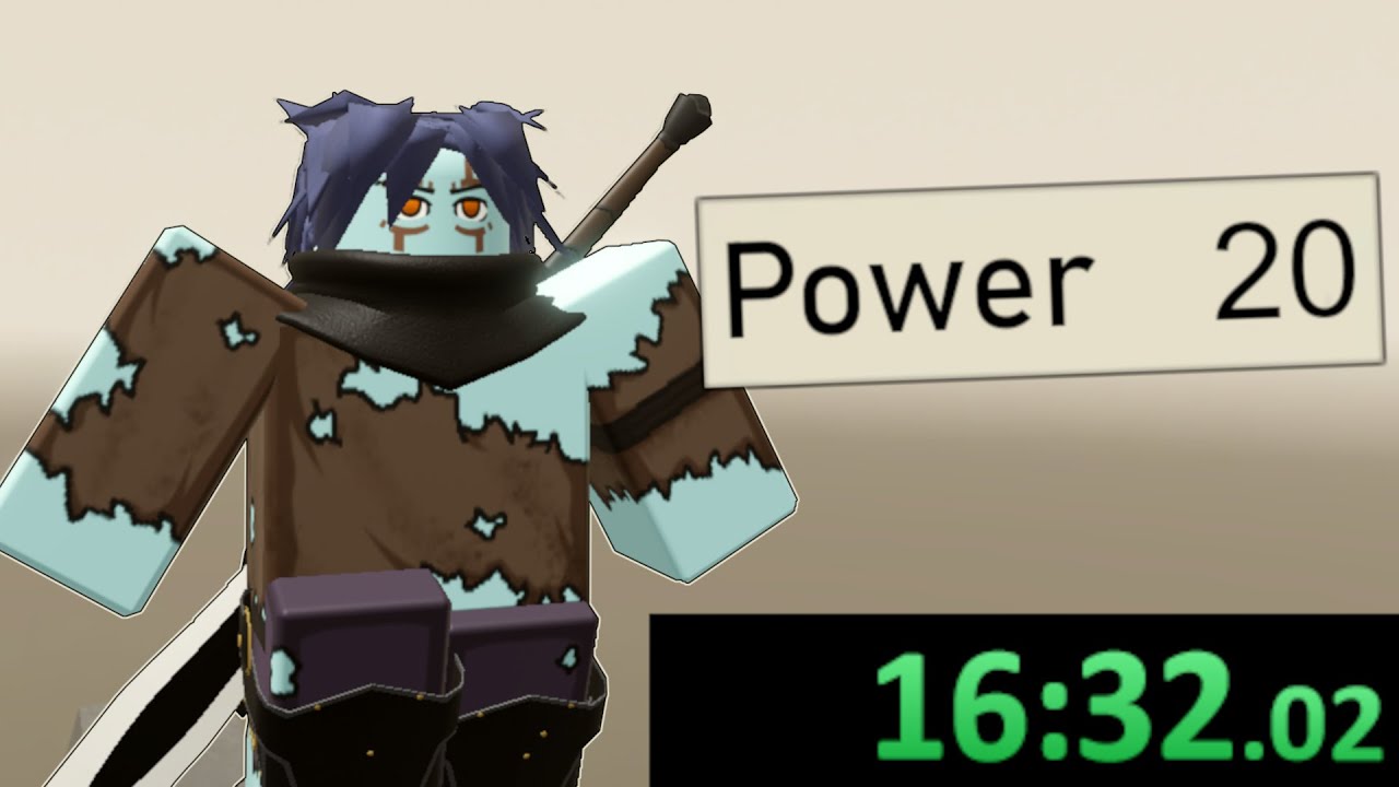 Самый быстрый скоростной забег Power 20 в Deepwoken