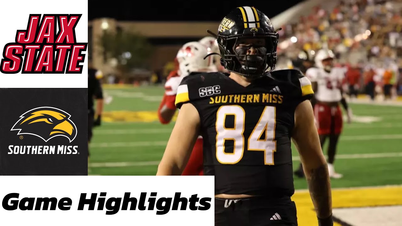 Southern Miss vs Jacksonville State | Full Game Highlights | 2025 College Football