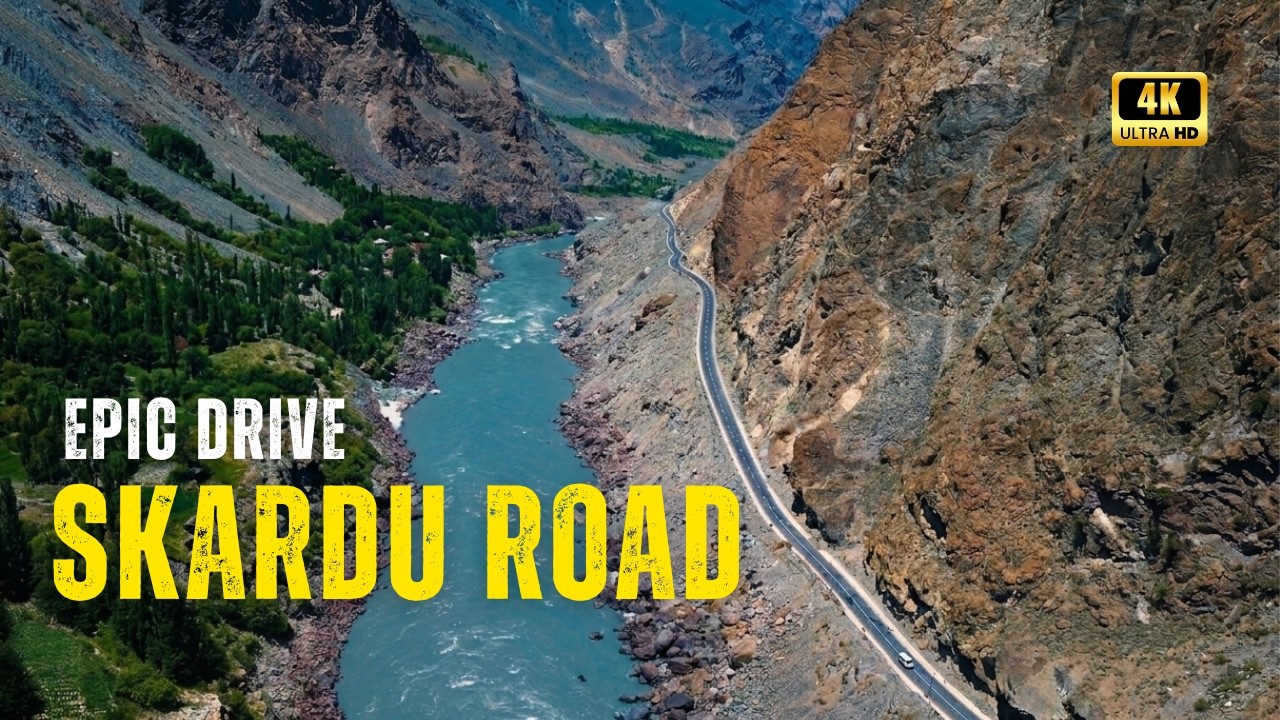 Driving Skardu to Gilgit Road 🇵🇰 | Epic Mountain Drive in Northern Pakistan | S-1 Strategic Highway