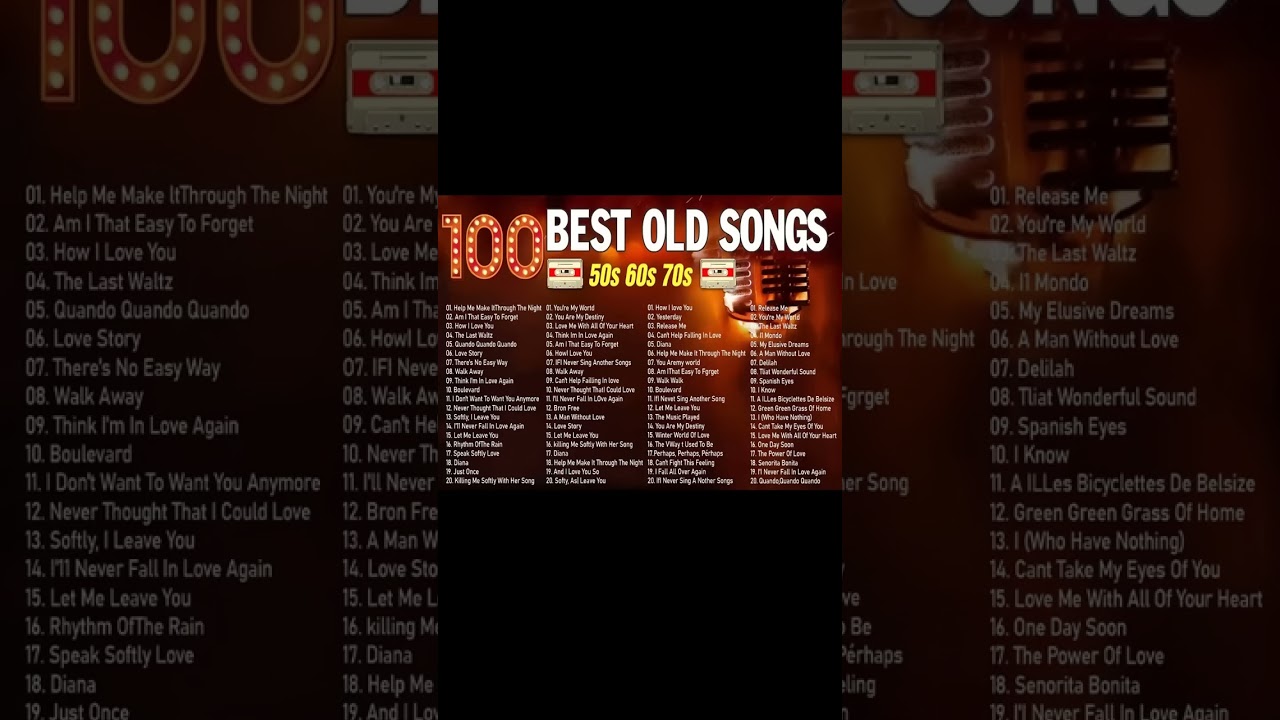 Classic Oldies But Goodies 50s 60s 70s   Engelbert Humperdinck, Roy Orbison, Neil Young,Paul Anka