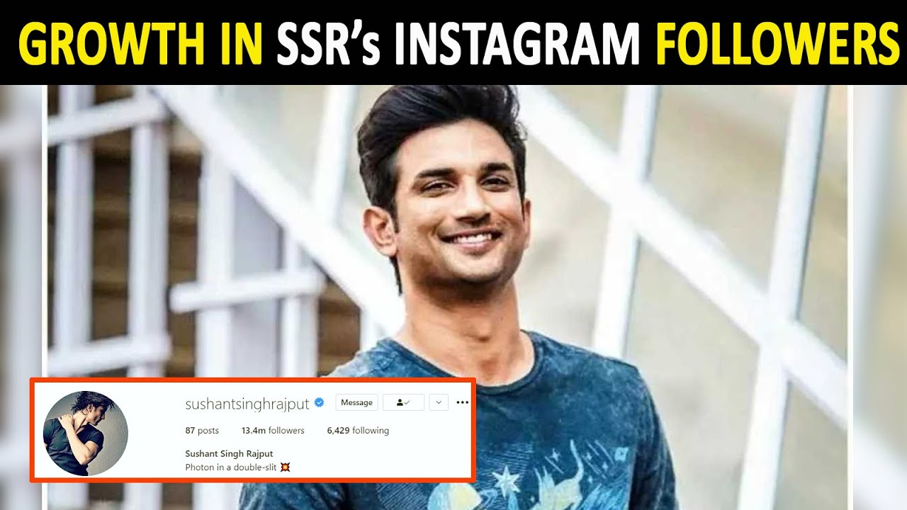After Sushant Singh Rajput's death, his Instagram page sees a growth of almost 5 million followers