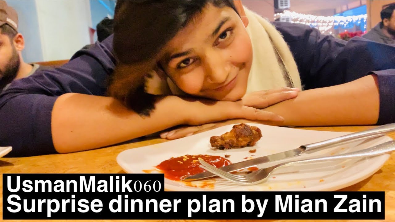 Surprise dinner 🍽 || Usmanmalik060 || Mrraja060 || Mian Zain || vlog no 15