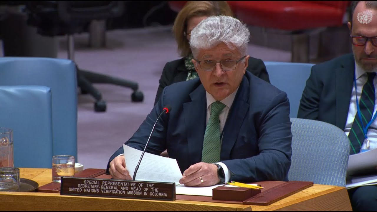 Sesión Consejo de Seguridad enero 23, 2026 sobre Misión de Verificación de la ONU en Colombia
