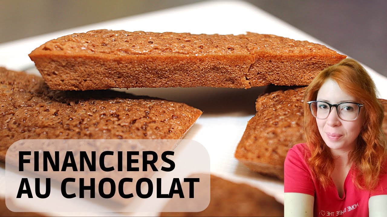 Les financiers au chocolat rapide et moelleux