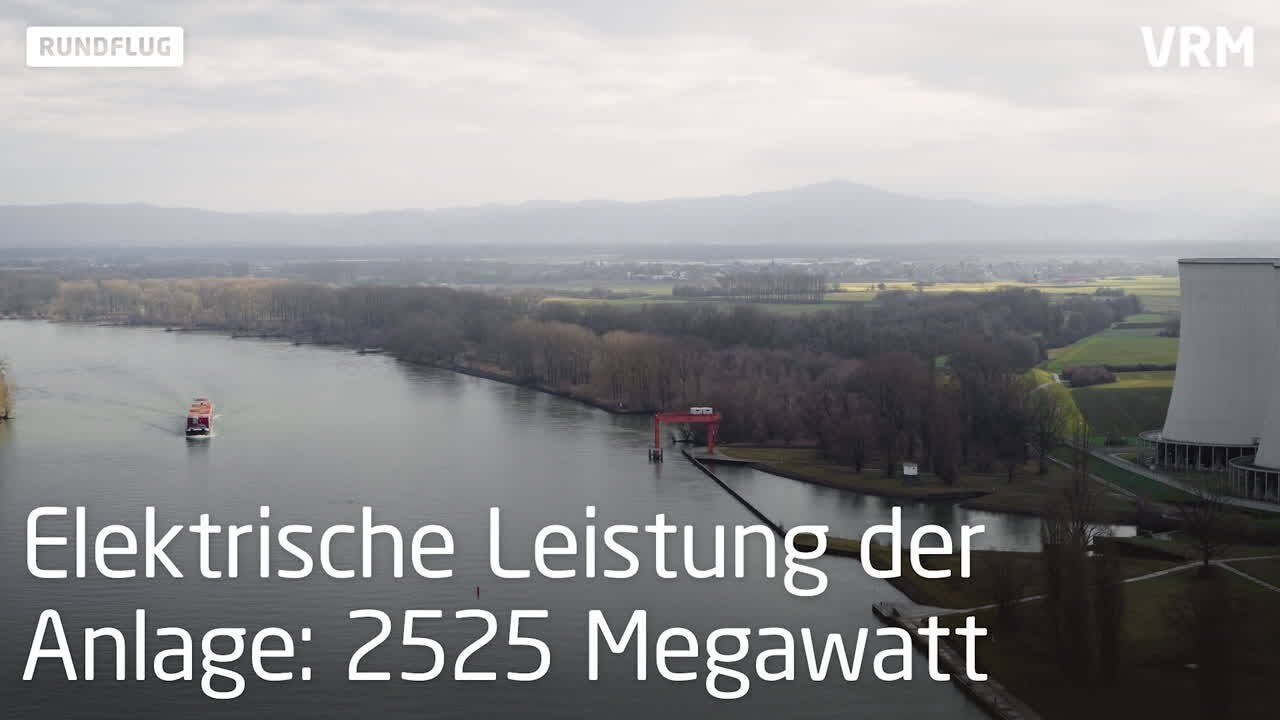 Heimat von oben- Rundflug um das Kernkraftwerk Biblis