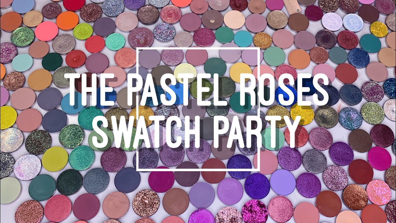 The Pastel Roses Swatch Party (40+ shades) - My Single Shadow Collection | sofiealexandrahearts