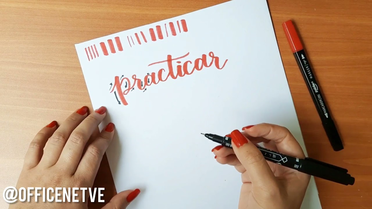 ✅ Curso de lettering GRATIS - Clase #1