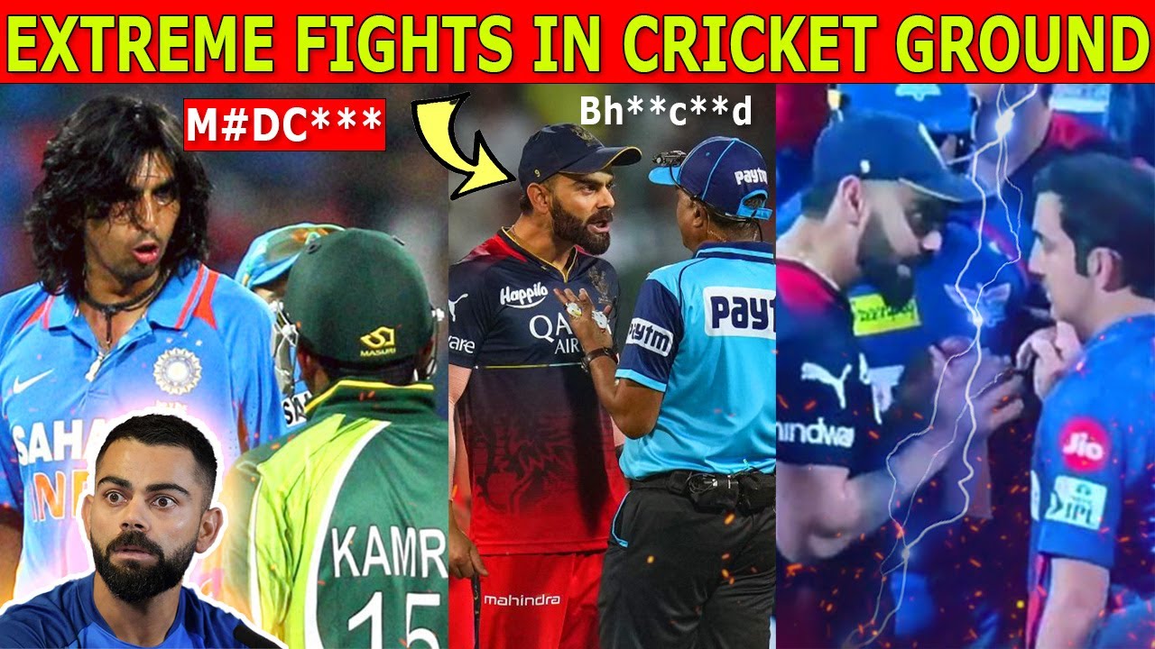 10 Times when Indian Cricketers Lost their Control on Stadium | Virat Kohli,Ms Dhoni,Gautam Gambhir