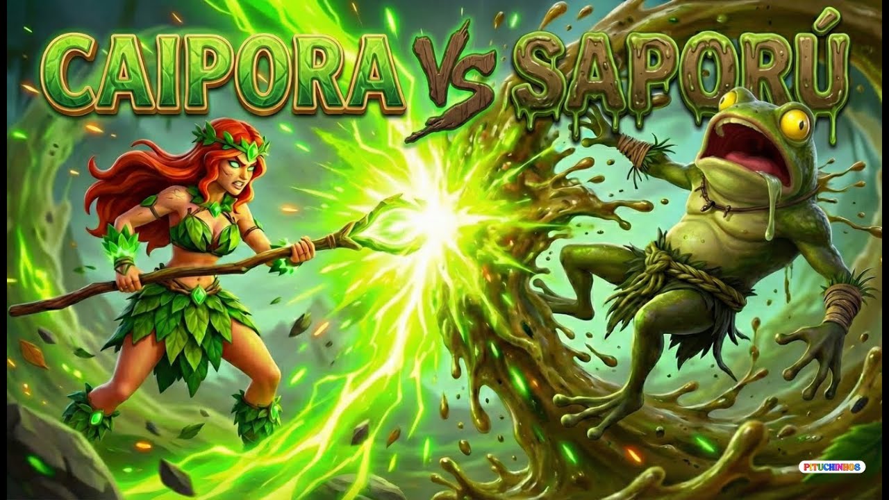 Caipora vs Saporu 🐸🌿 O Ataque no Curral | Pituchinhos