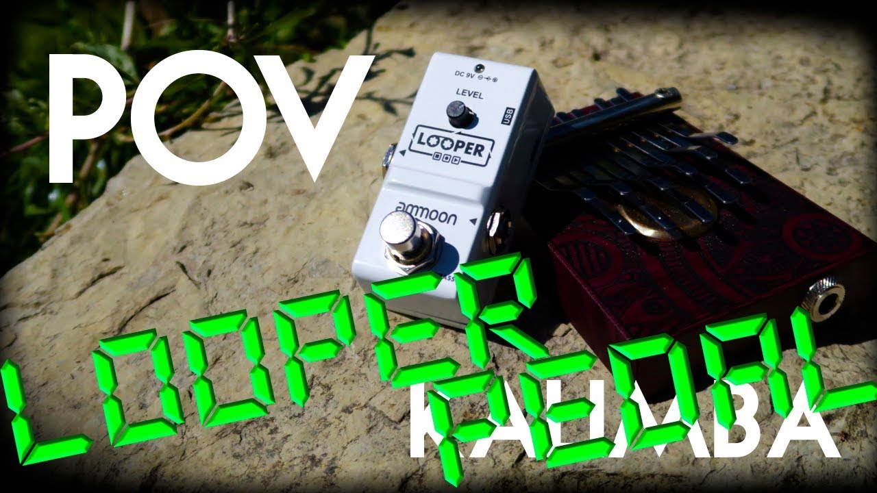 Beautiful ELECTRIC KALIMBA & LOOPER PEDAL improvisation in A natural minor scale