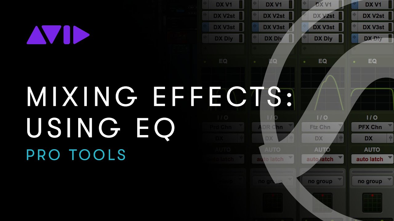 Онлайн-обучение Avid: Pro Tools: Микширование эффектов — использование эквалайзера