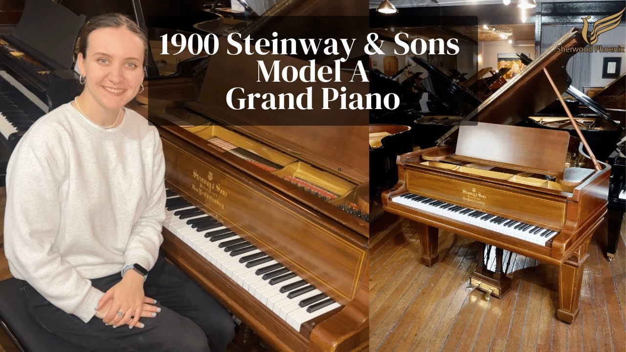 Рояль Steinway & Sons Model A 1900 года выпуска, красное дерево | Обзор и демонстрация | Sherwood...