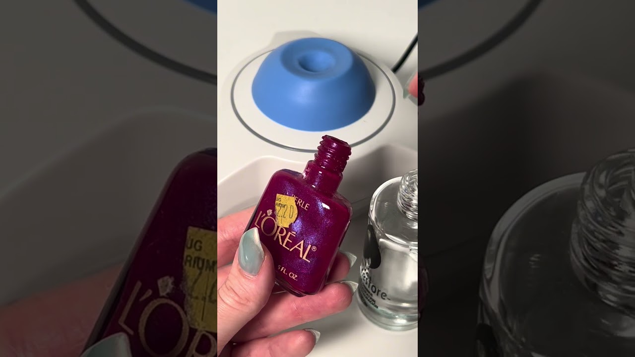 Revival + Swatch: 80s L&rsquo;Or&eacute;al Sea Violette Vintage Nail Polish