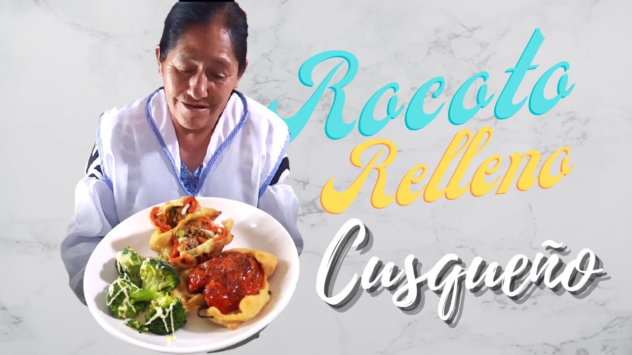 Rocoto Relleno CUSQUEÑO  | Cocinando Rico Facil | Receta Peruana