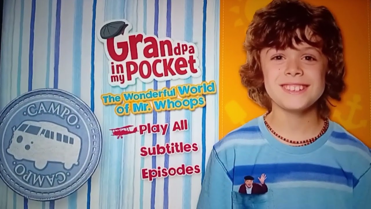 Grandpa in my Pocket- The Wonderful World of Mr. Whoops, UK DVD Menu Walkthrough 