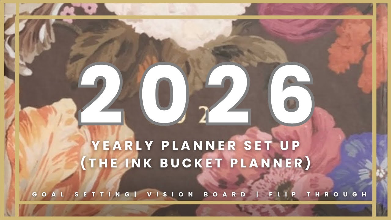 2026 Planner Set up 💛 | The ink bucket Planner | India