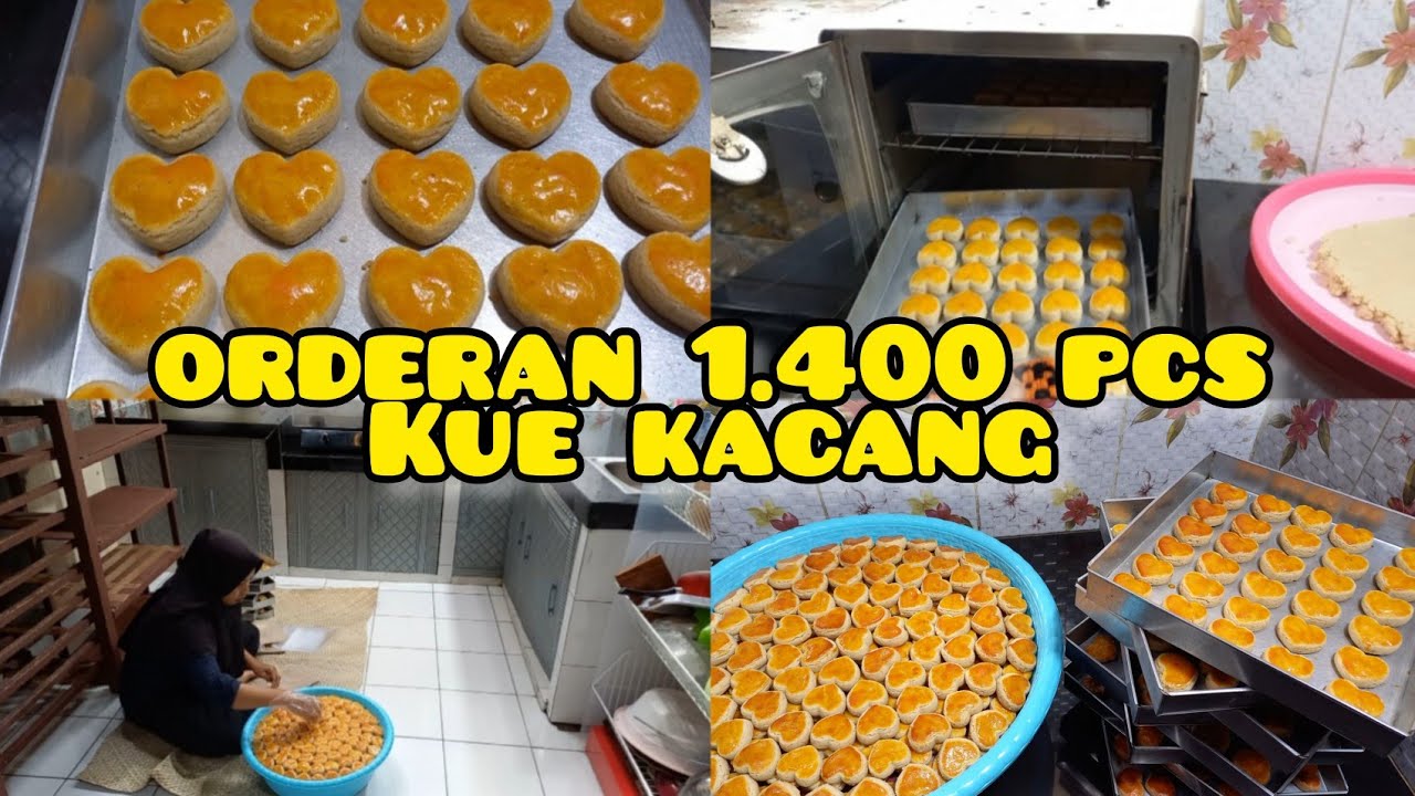 kerjakan 1.400 pcs kue kacang tanpa asisten