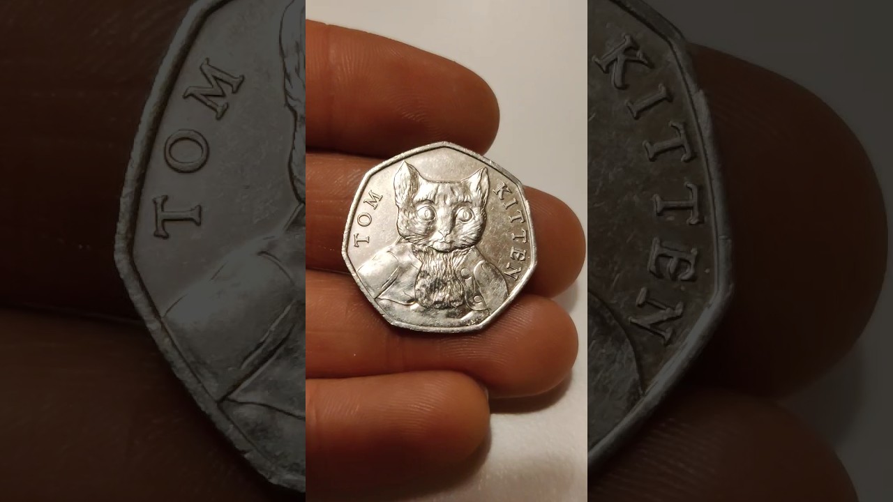 2017 Tom Kitten 50p Coin #shorts #explore #coin #money