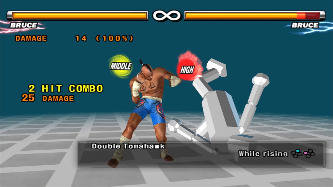 Tekken 5 - Bruce Irvin Move List