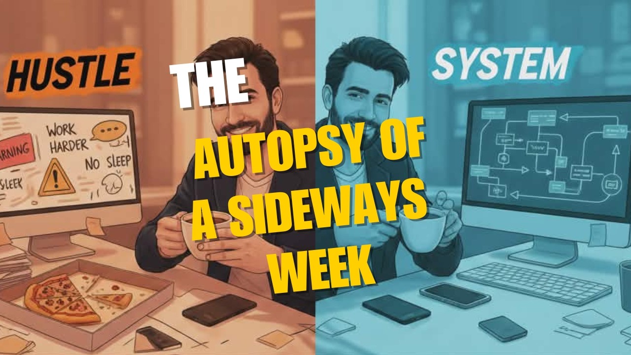 Sideways weeks expose the system #messyincomeexperiment